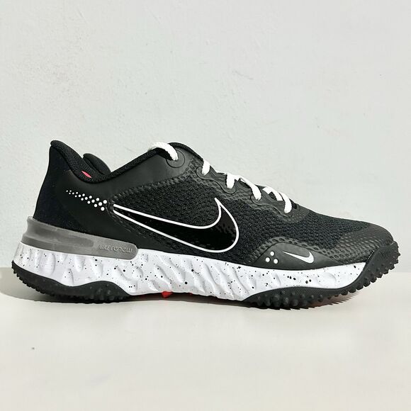 Nike Alpha Huarache Elite 3 Turf “Black White” Men’s Size 9 Baseball Shoes main image 6